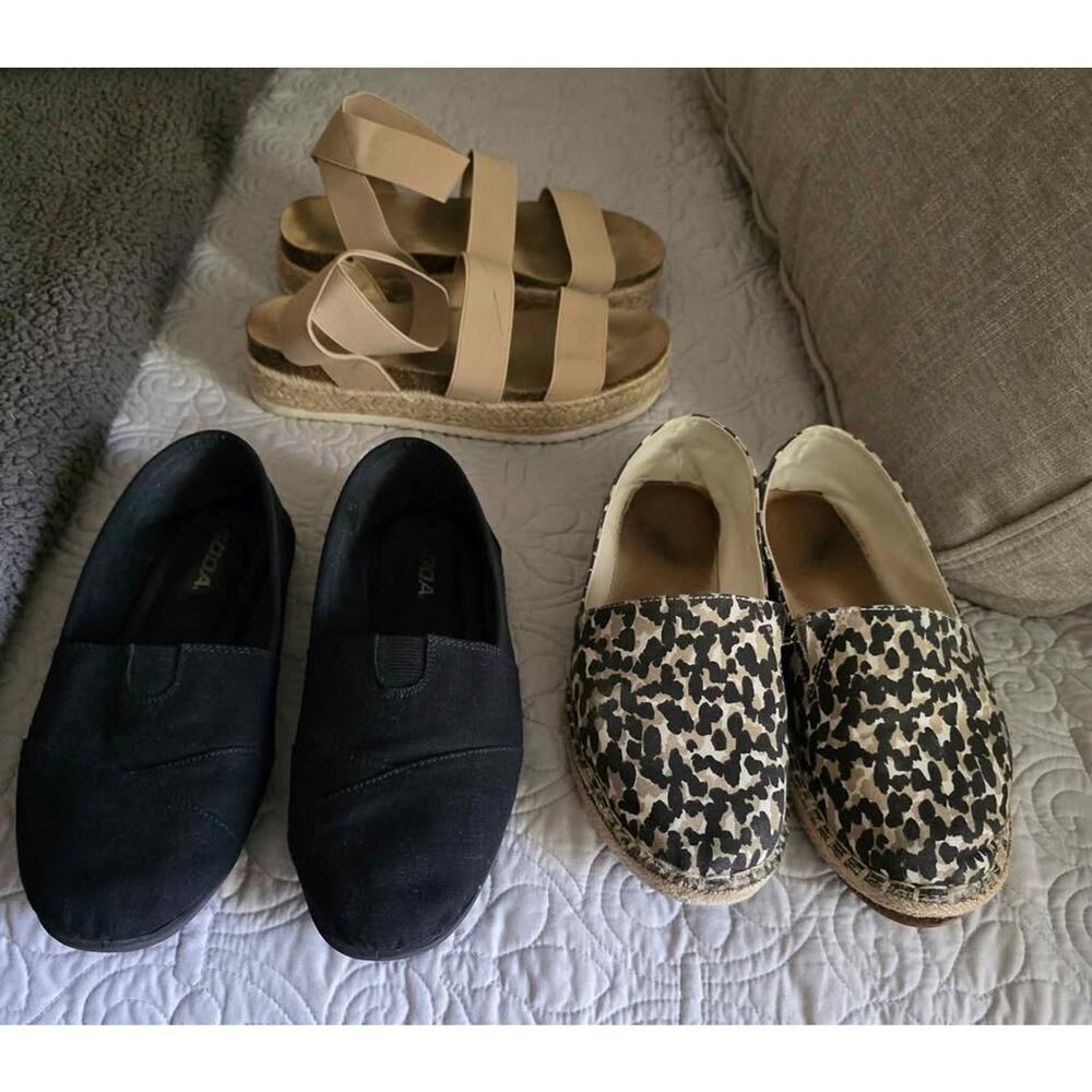 Women's Lot of 3 Used Shoes sizes 9.5 & 10